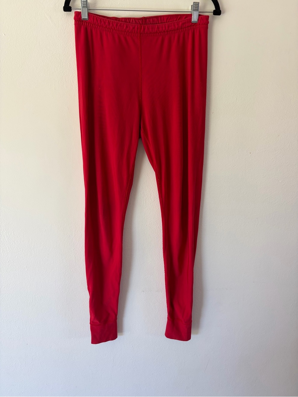 Patagonia Vintage Red Base Layer Nylon Ankle Zip Pants Women's Size Medium